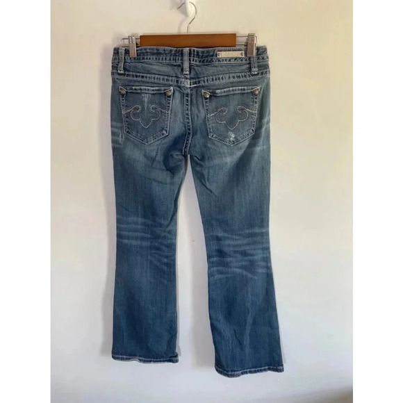 Vintage Y2K‎ Rerock for Express Boot Cut Jeans Size 4 Short EUC! 0231 - Picture 3 of 9